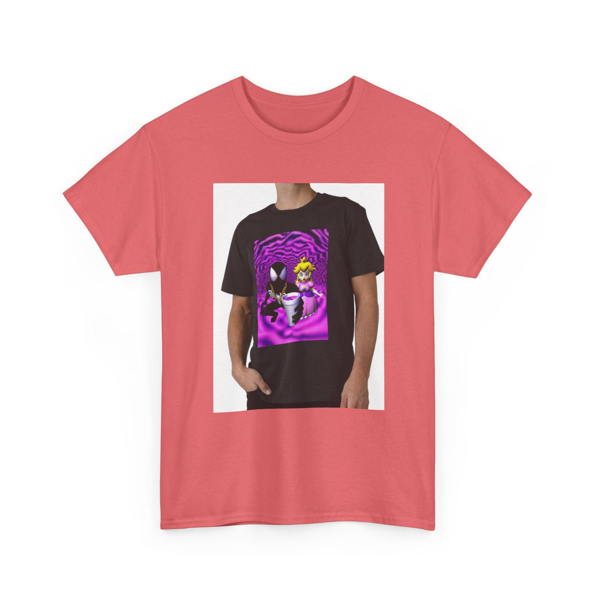 Symbiote And Princess On Purple Swirls