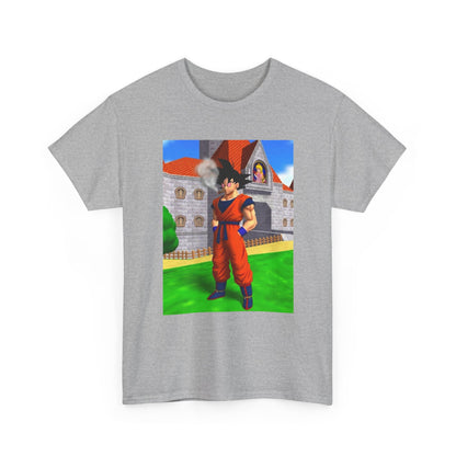 Goku Blazing Outside Peach's Castle Tee