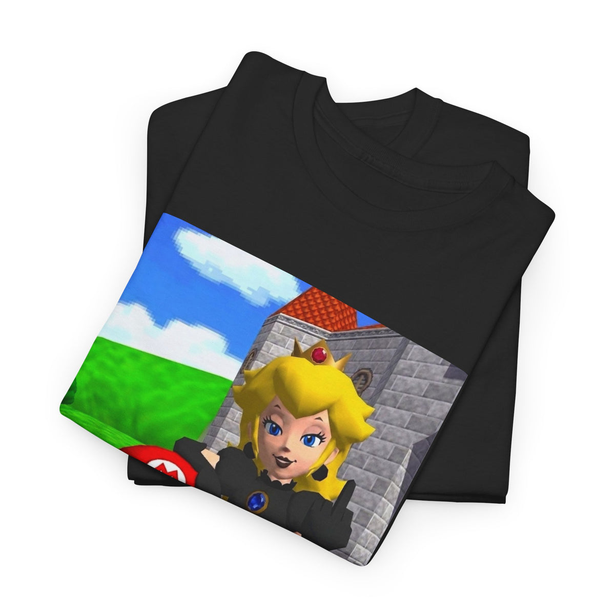 Princess Peach Flipping The Bird Tee