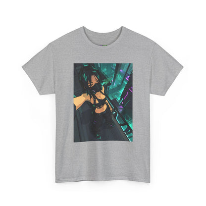 Midnight Ember Leaf Graphic Tee