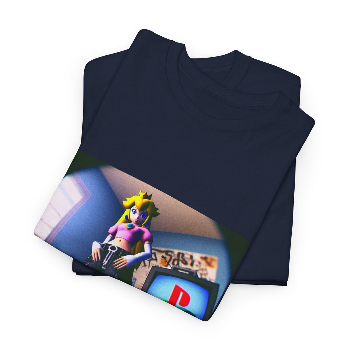 Princess Peach Y2K Drip Tee
