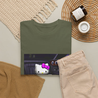 Kitty Pouring Purple Drank In Car Tee