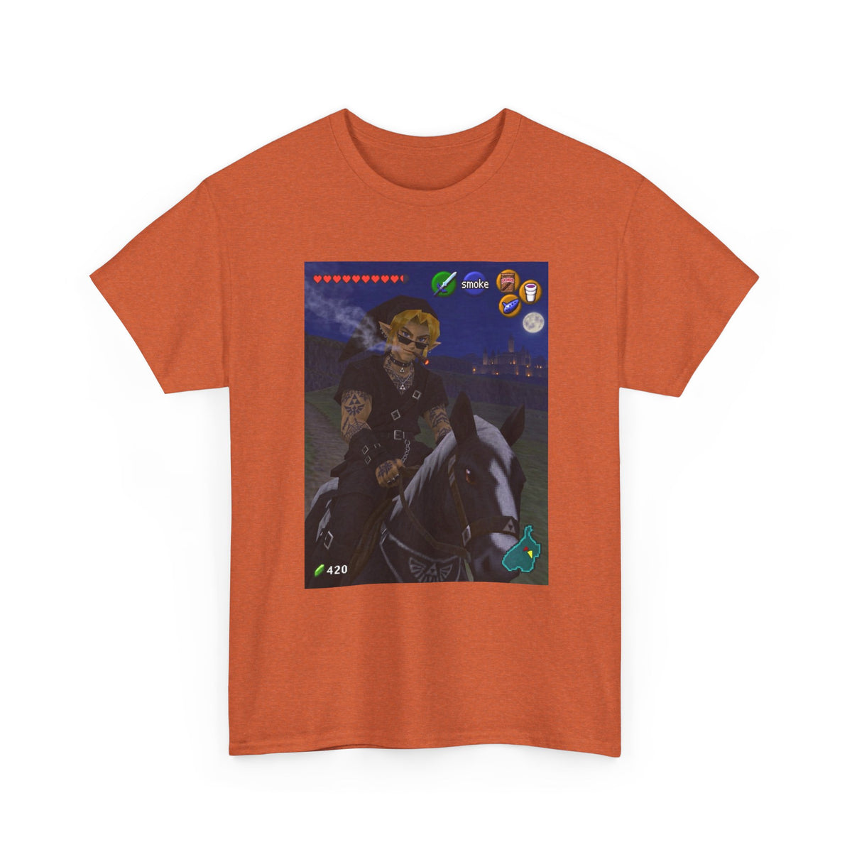 Goth Link Smoking On Epona