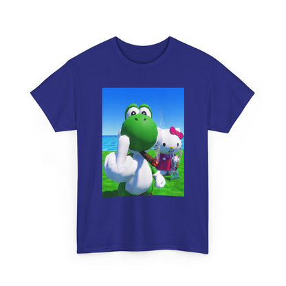Yoshi Giving Finger And Hello Kitty Bong Rip