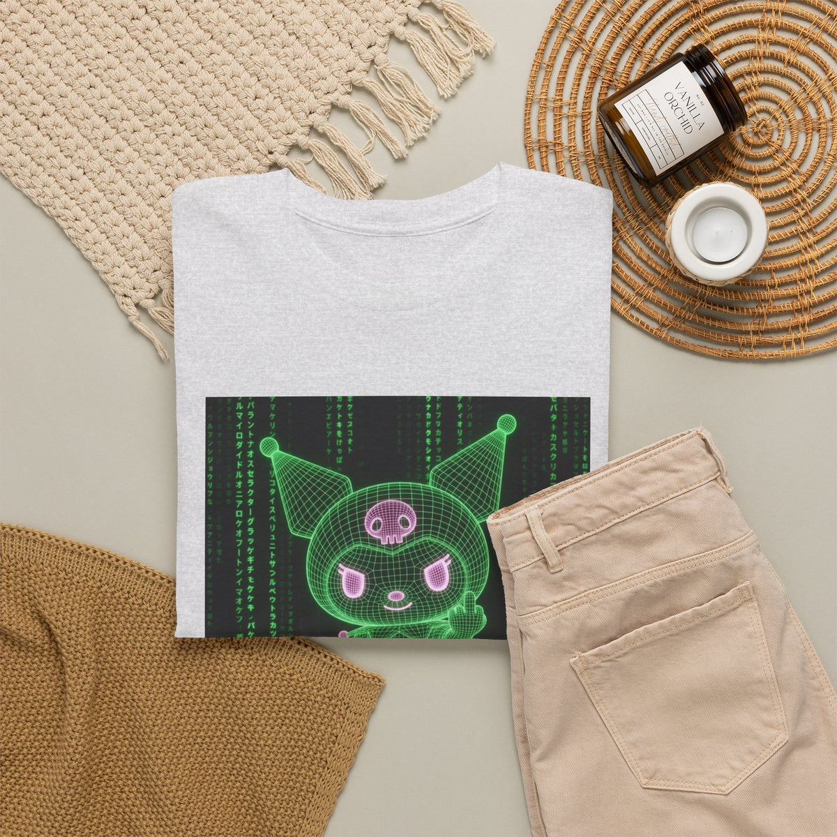 Cyberpunk Kuromi Skater Matrix Tee