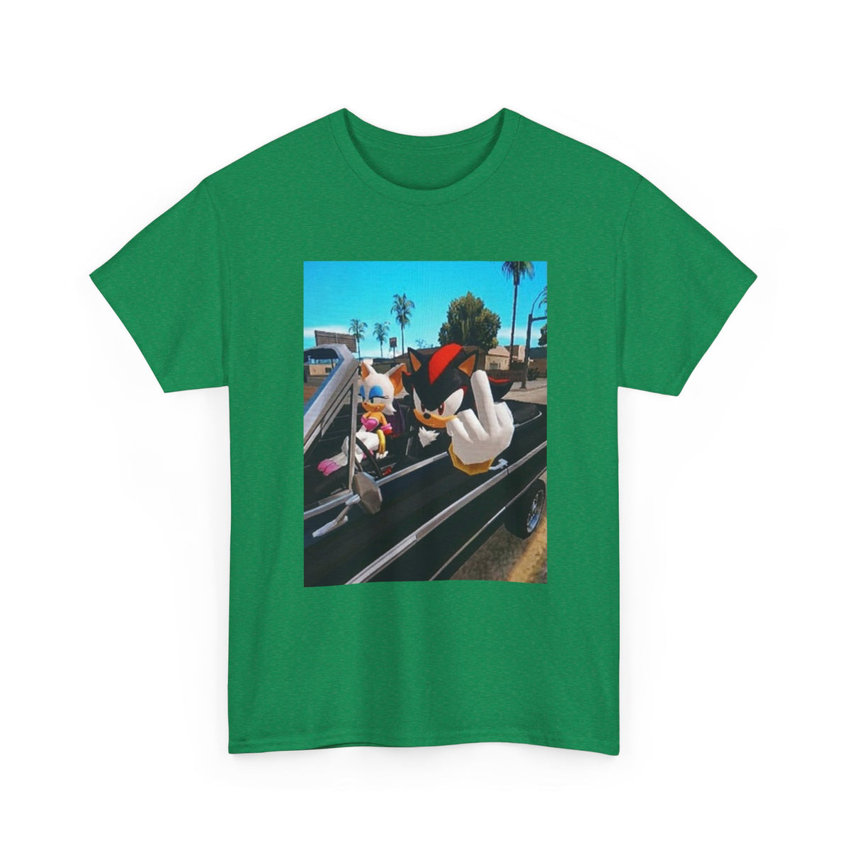 Shadow And Rouge Flipping The Bird Tee