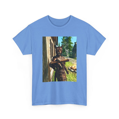Khajiit Taking A Big Hit Tee
