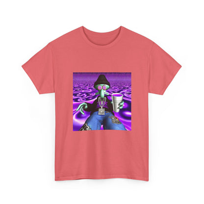 Squidward Sipping Lean In A Purple Haze