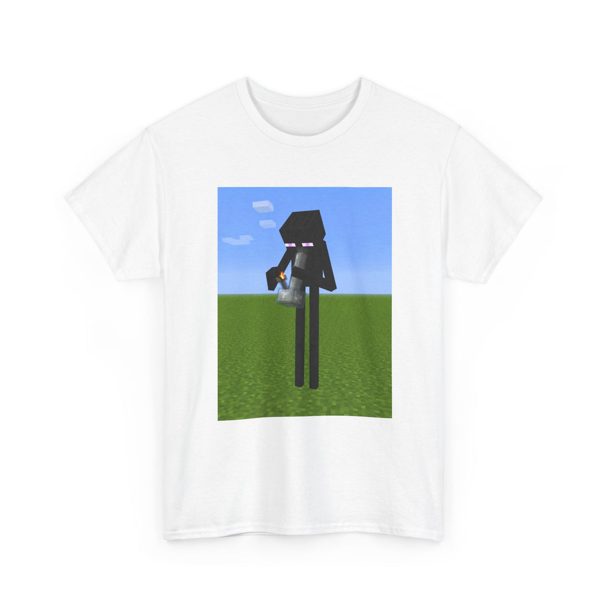 Enderman Lighting Up A Bong Tee