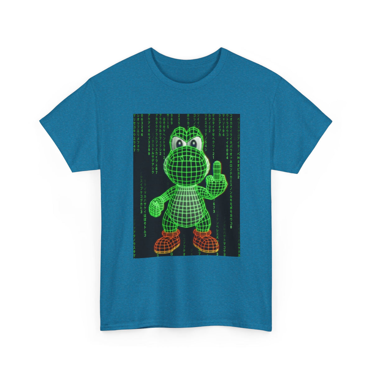 Matrix Yoshi Flipping The Bird Tee