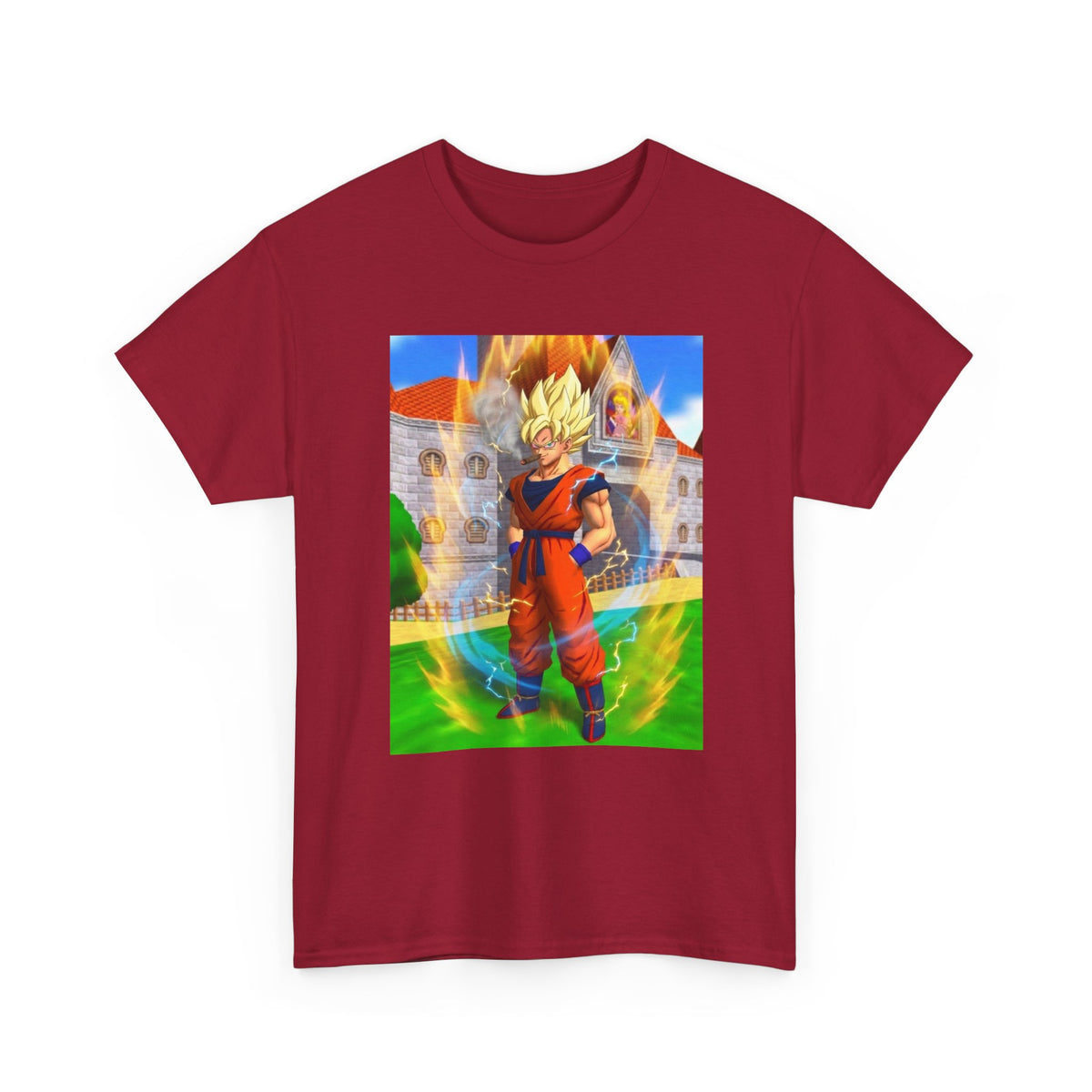 Super Saiyan Smoking A Blunt Tee