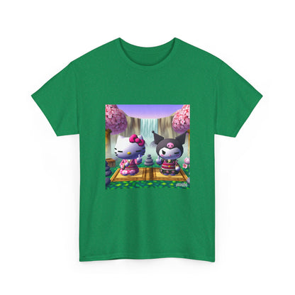Hello Kitty and Kuromi Giving The Finger Tee