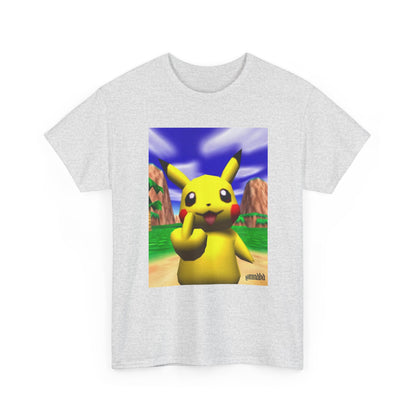 Pikachu Giving The Finger On An N64 Island