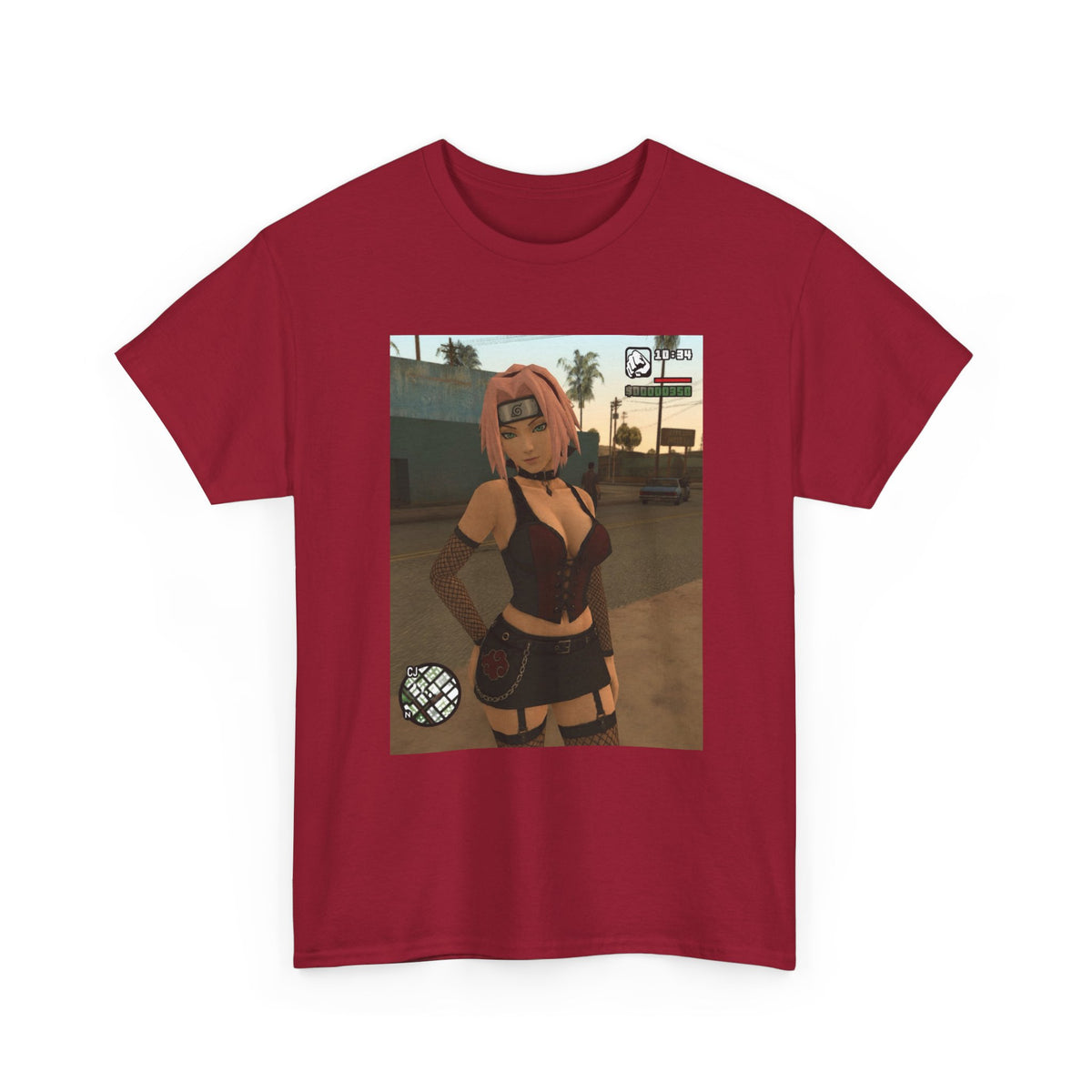 Sakura Haruno In GTA Style Tee