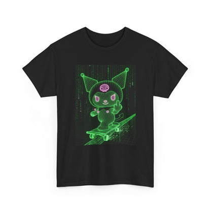 Wireframe Kuromi Skating Cyber Matrix