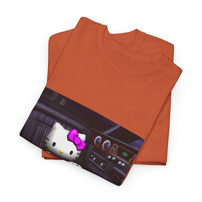 Kitty Pouring Purple Drank In Car Tee