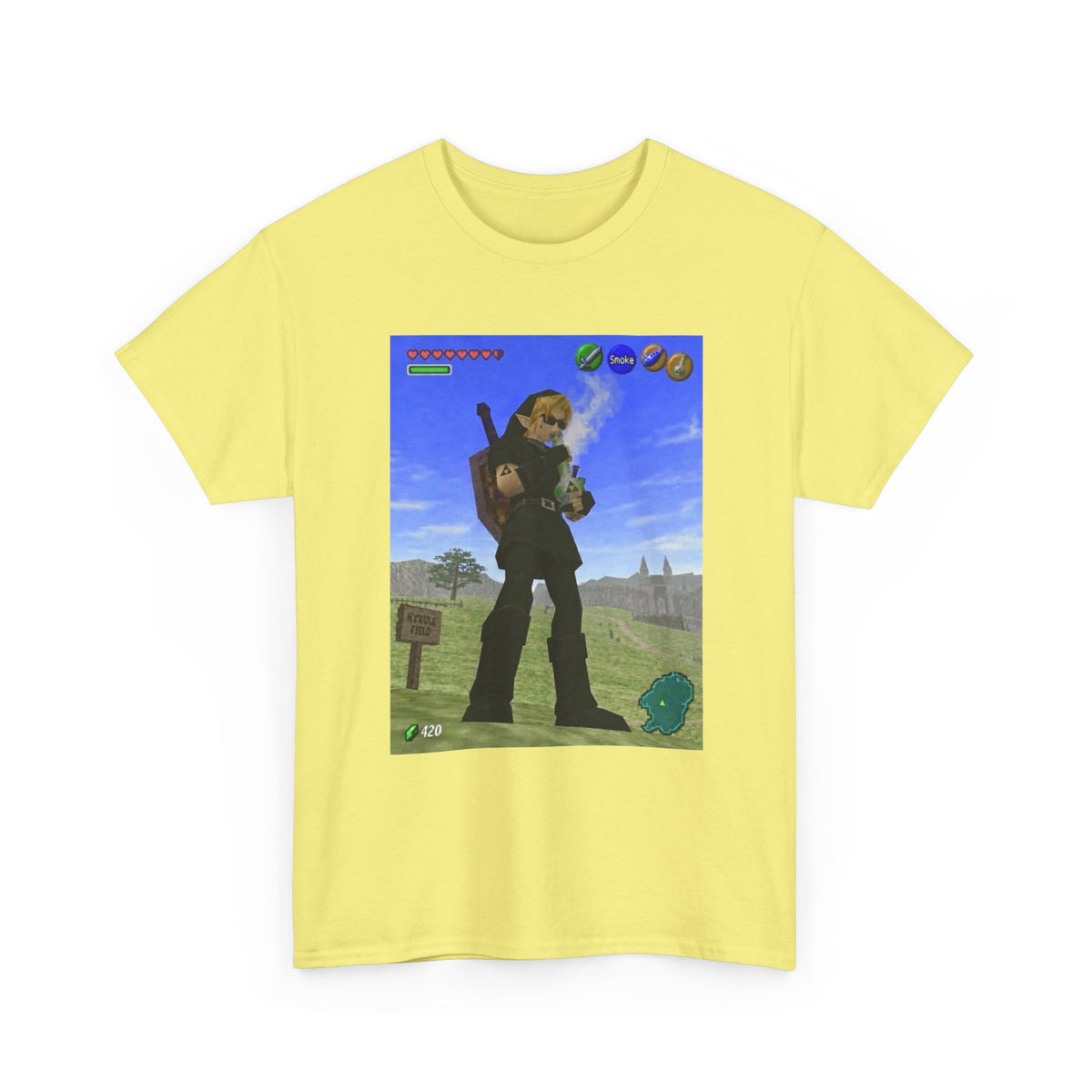 Dark Link Hitting The Bong Tee