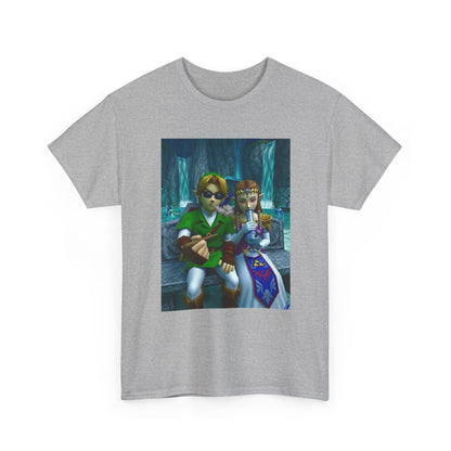 Link And Zelda Sharing A Smoke Tee