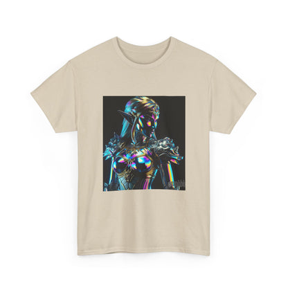 Holographic Elf Princess Chrome Armor Tee