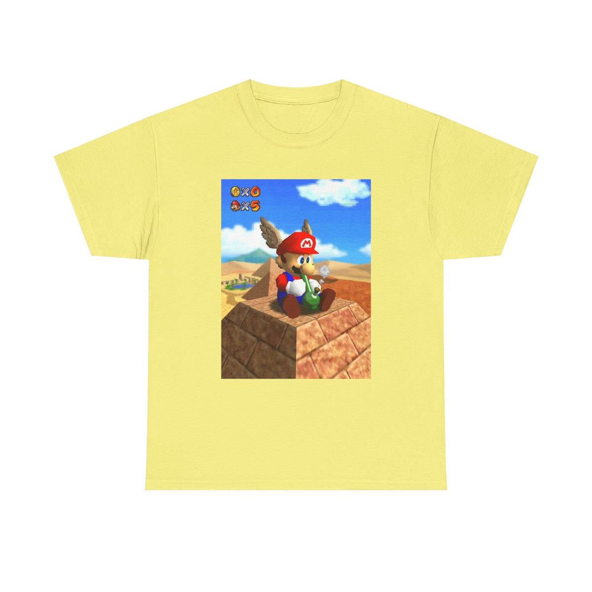 Wing Cap Mario Enjoying The Desert View Tee