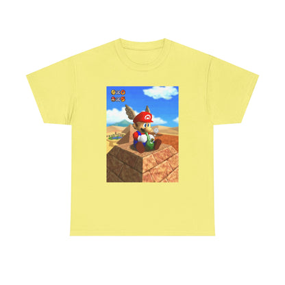 Wing Cap Mario Enjoying The Desert View Tee