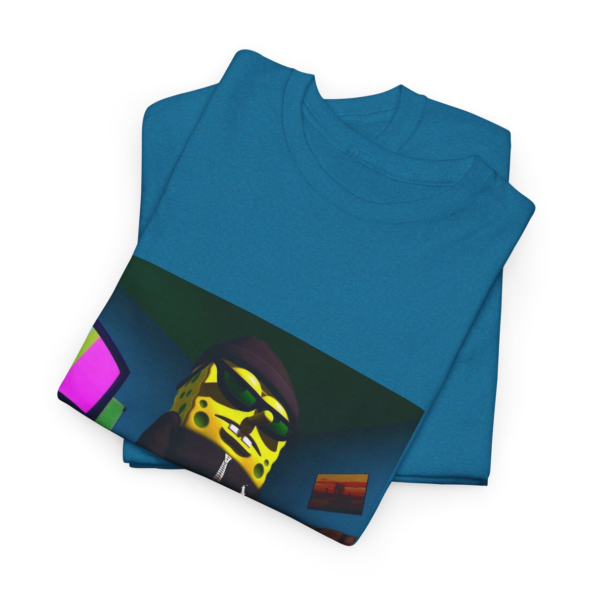 Blinged-Out Sponge Dude Chilling Tee