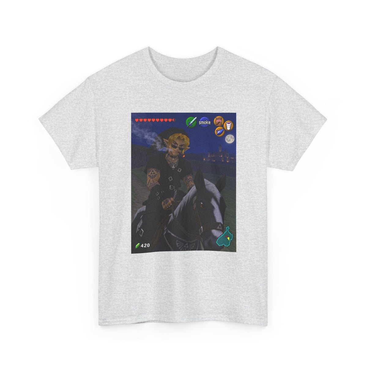 Goth Link Smoking On Epona