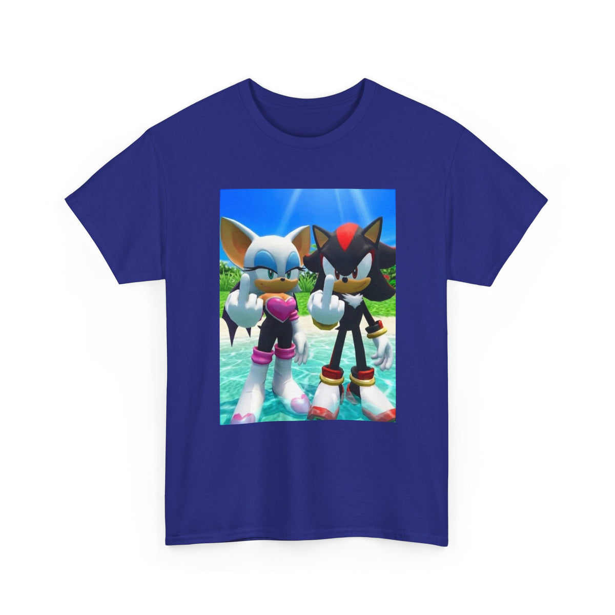 Rouge And Shadow Flipping The Bird Tee (Design 4)