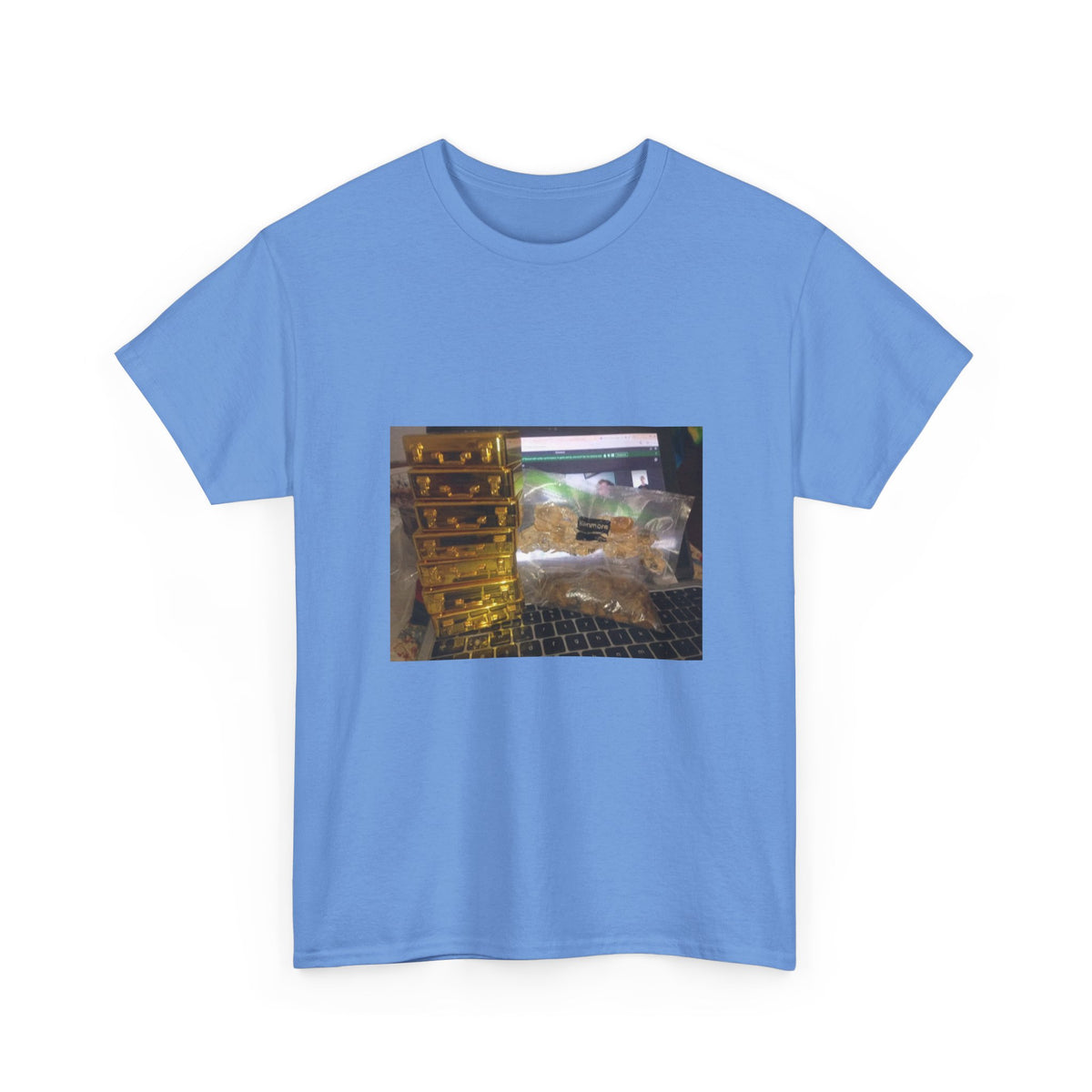 Gold Briefcase Stash Tee