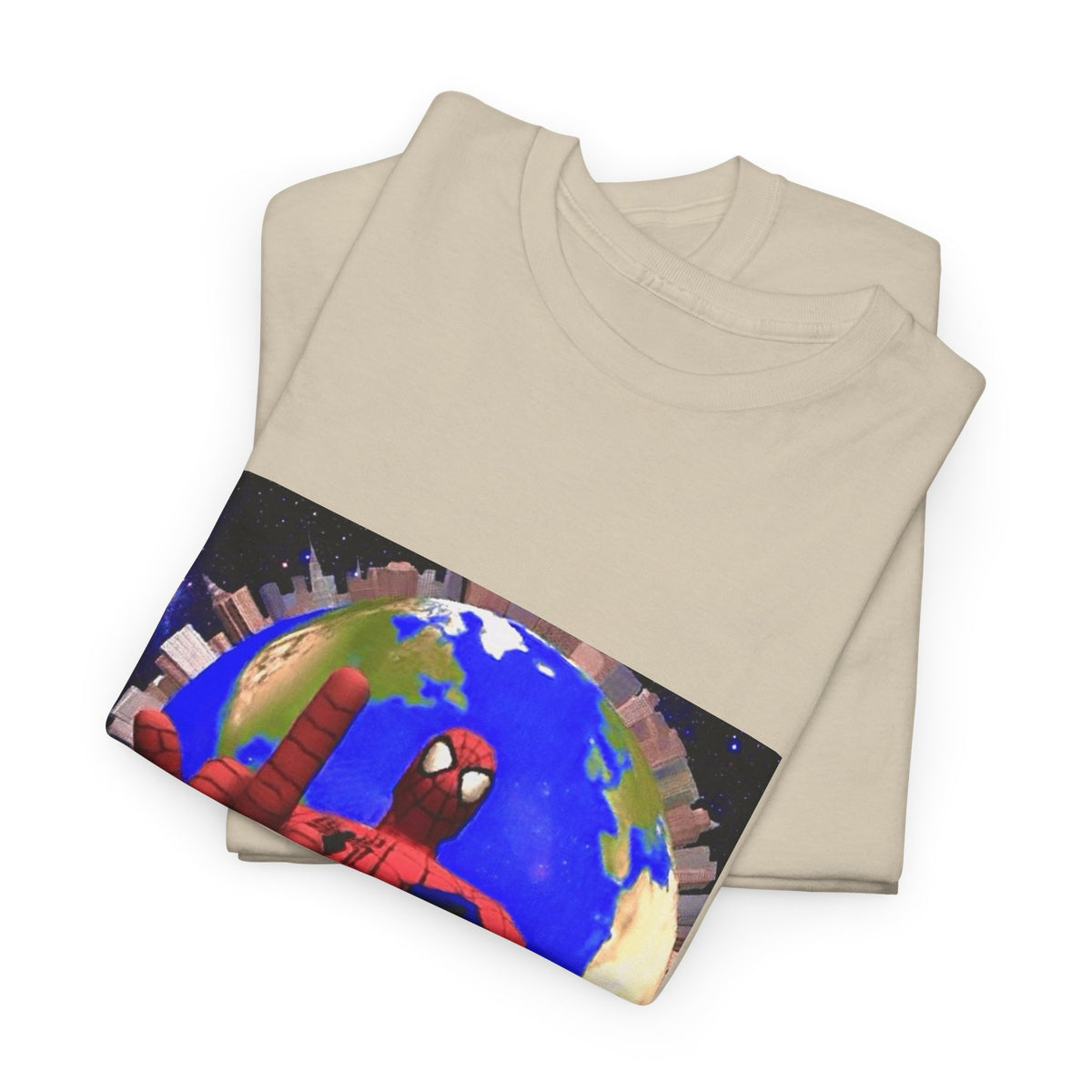 Spider-Man Flipping Off The World Tee