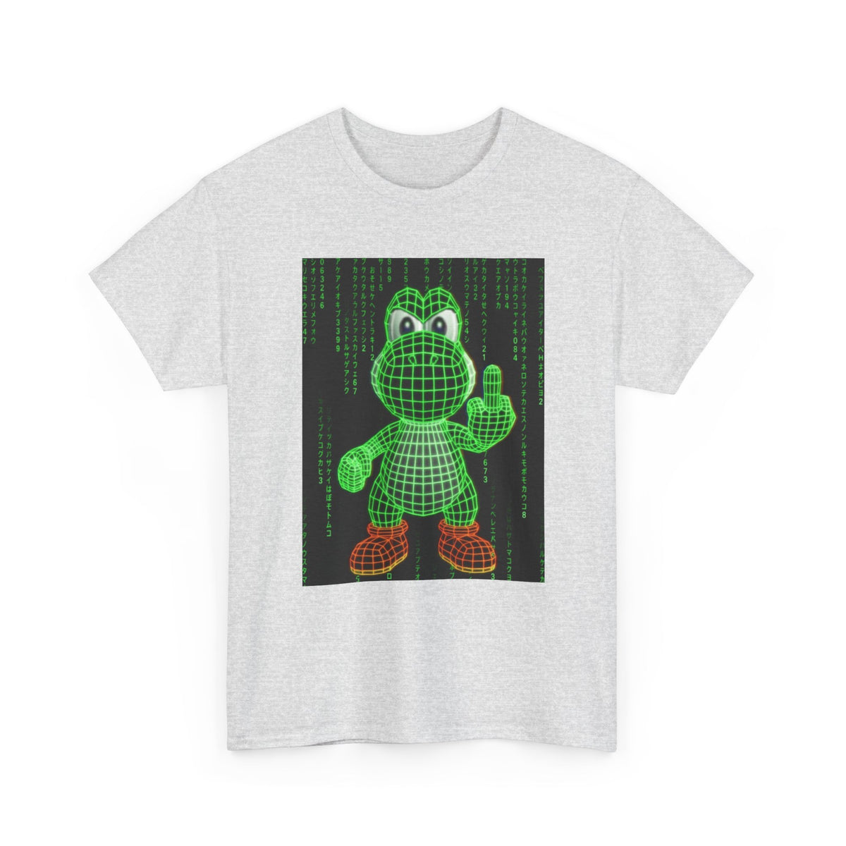 Matrix Yoshi Flipping The Bird Tee