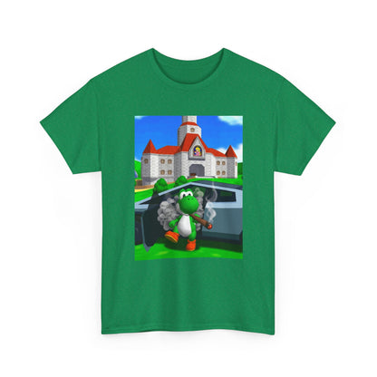 Yoshi Hotboxing Outside Princess Peach's Castle