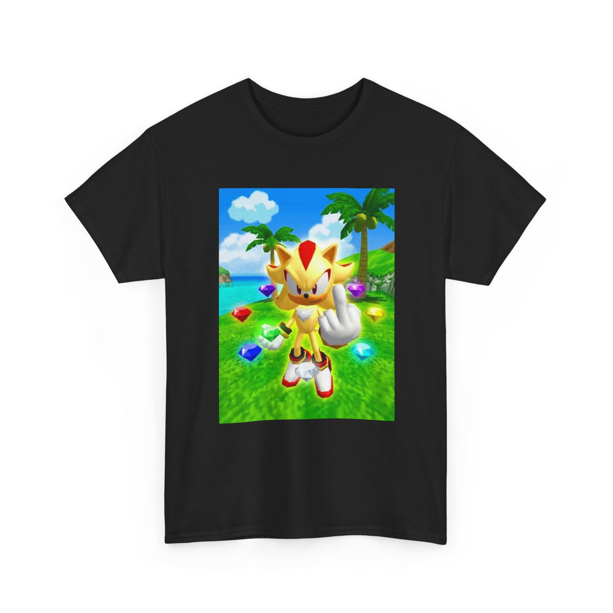 Super Shadow Flipping The Bird Tee