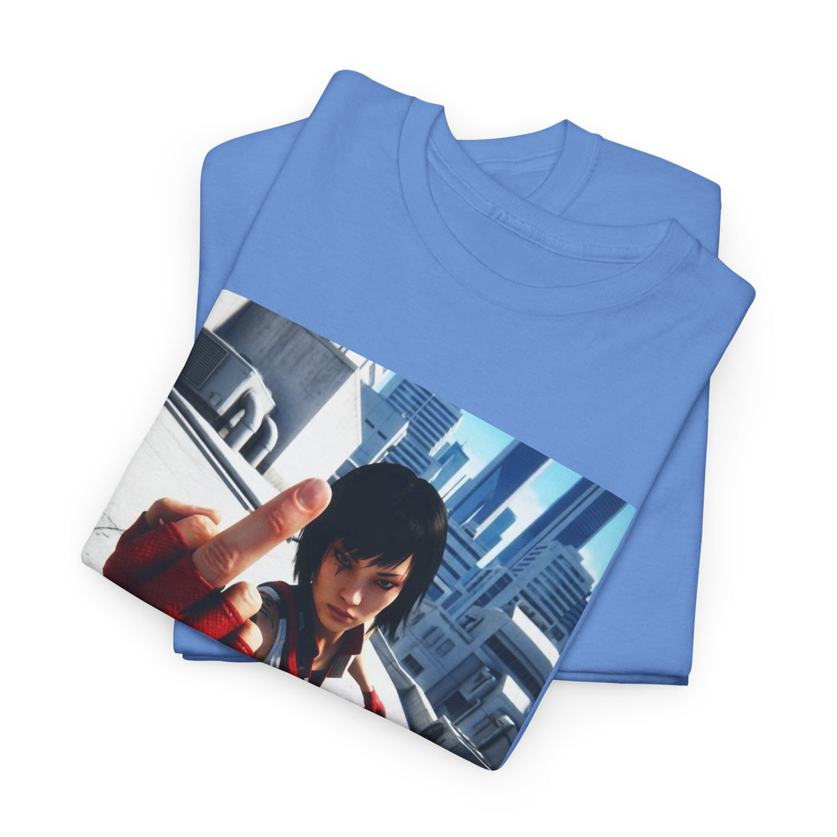 Faith Connors Flipping The Bird Rooftop Tee