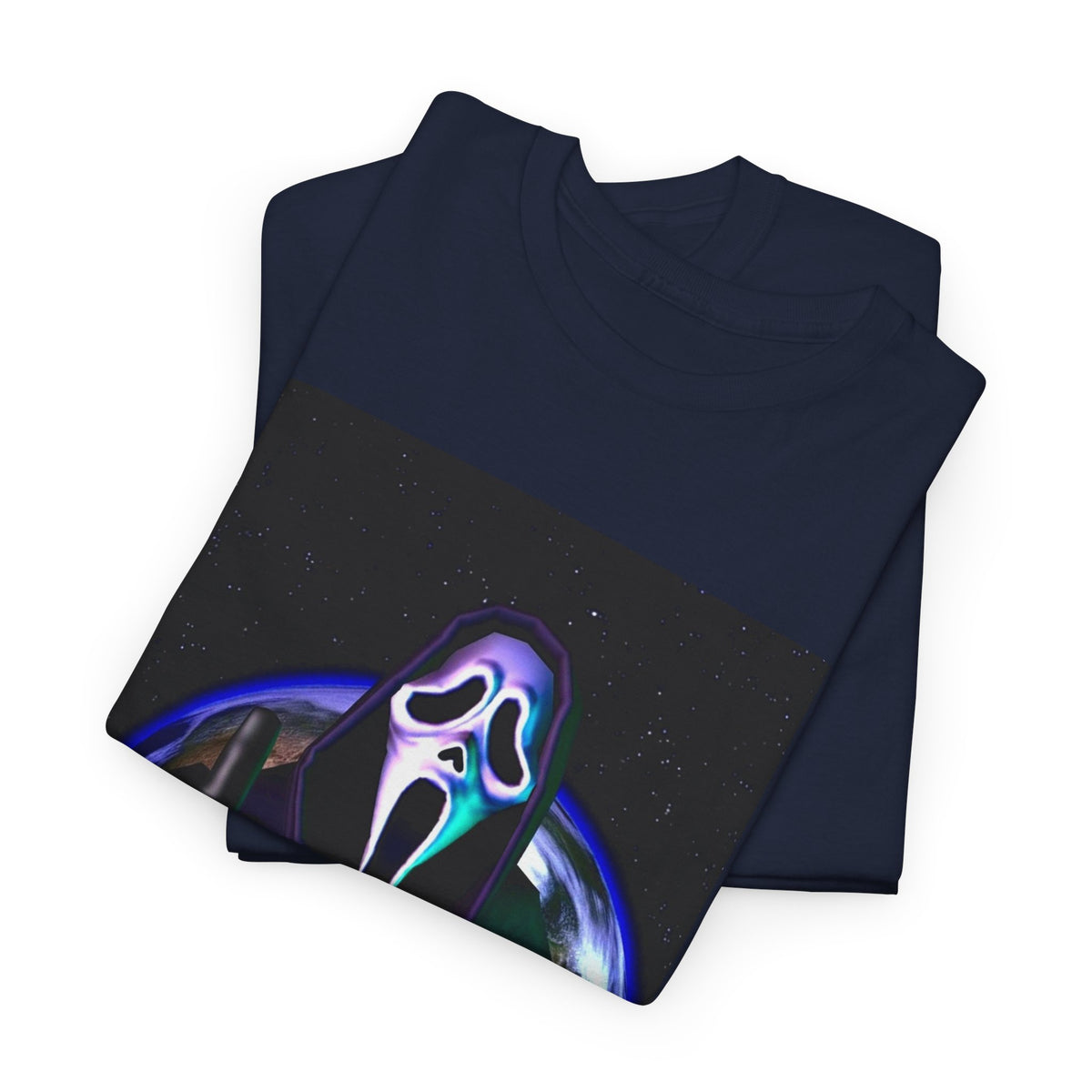 Ghostface Flipping Off The Earth Tee
