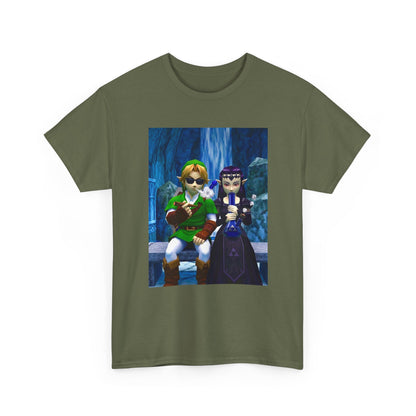 Hero and Princess Taking A Hit Tee