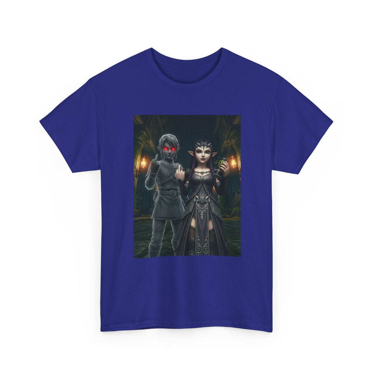 Dark Link And Elf Queen Flipping The Bird