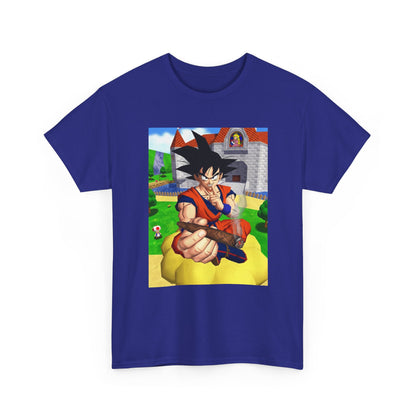 Goku Blazing On Nimbus At Mushroom Kingdom