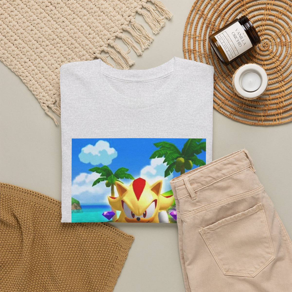 Super Shadow Flipping The Bird Tee