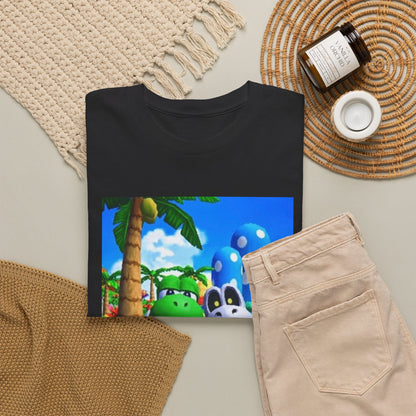 Yoshi And Dry Bones Flipping The Bird Tee (Design 6)