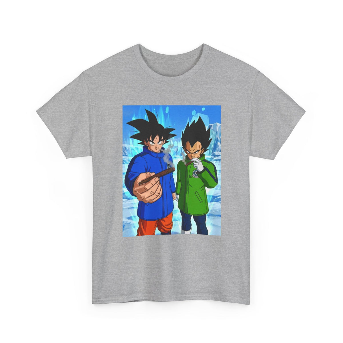 Goku and Vegeta Chillin' On Ice