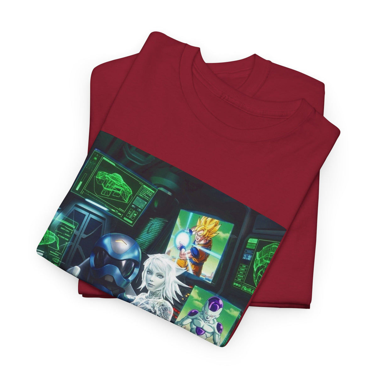 Cybernetic Pilot, Holographic Girl, And Dragon Ball Z