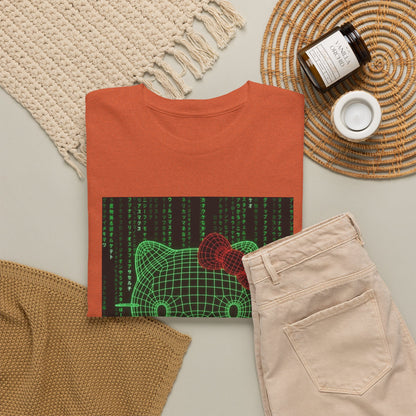Cyber Hello Kitty Flips The Bird Tee