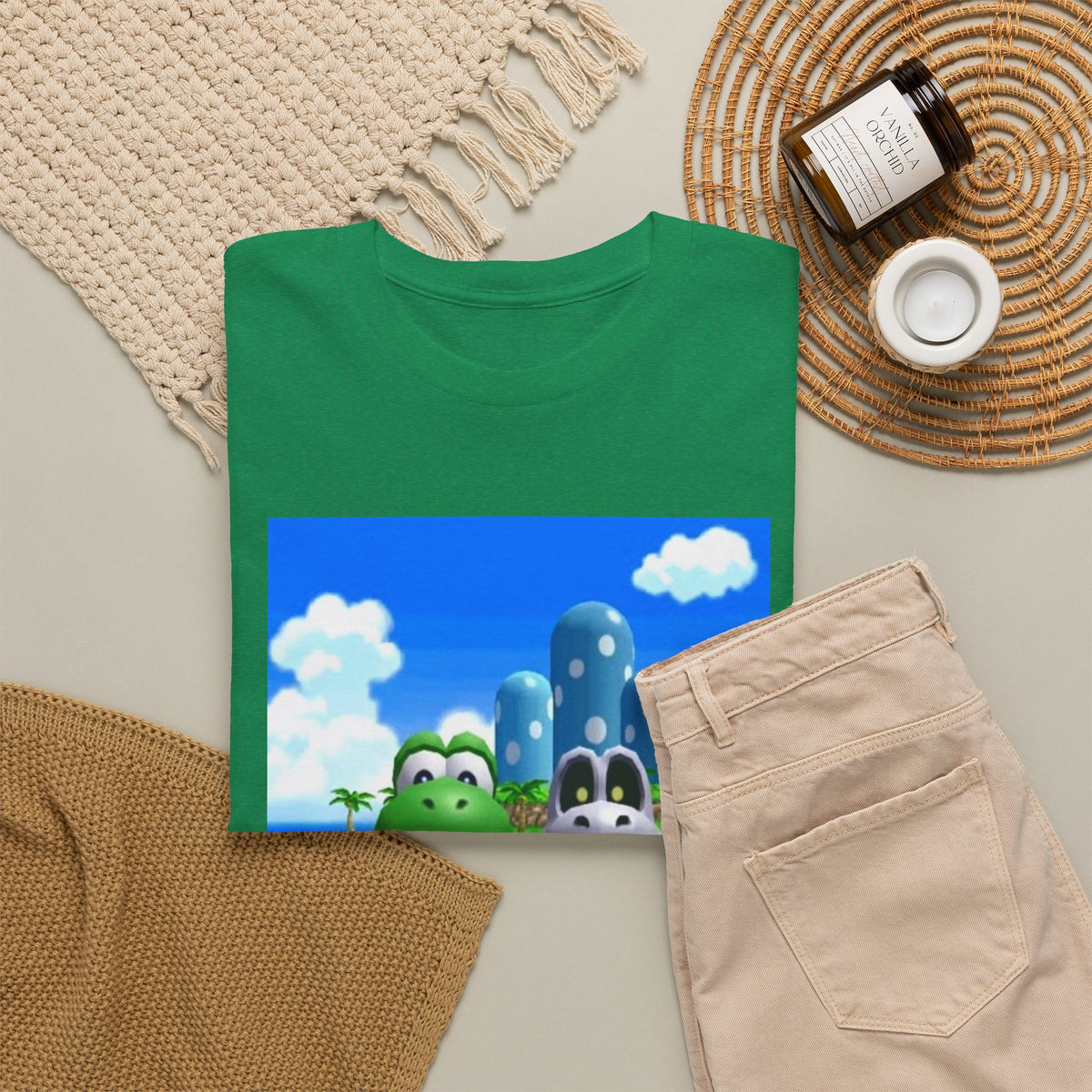 Yoshi And Dry Bones Flipping The Bird (Design 3)