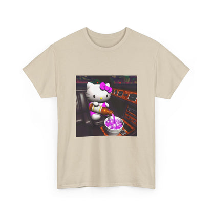 Hello Kitty Pouring Lean In Car Tee