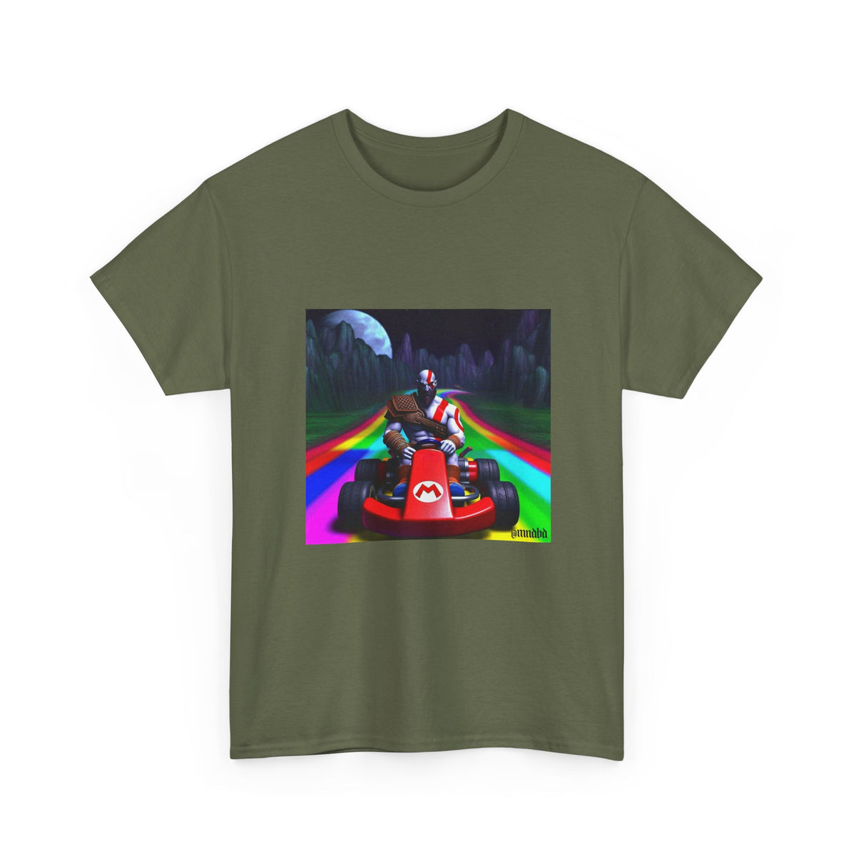 Kratos Drifting The Rainbow Road Tee