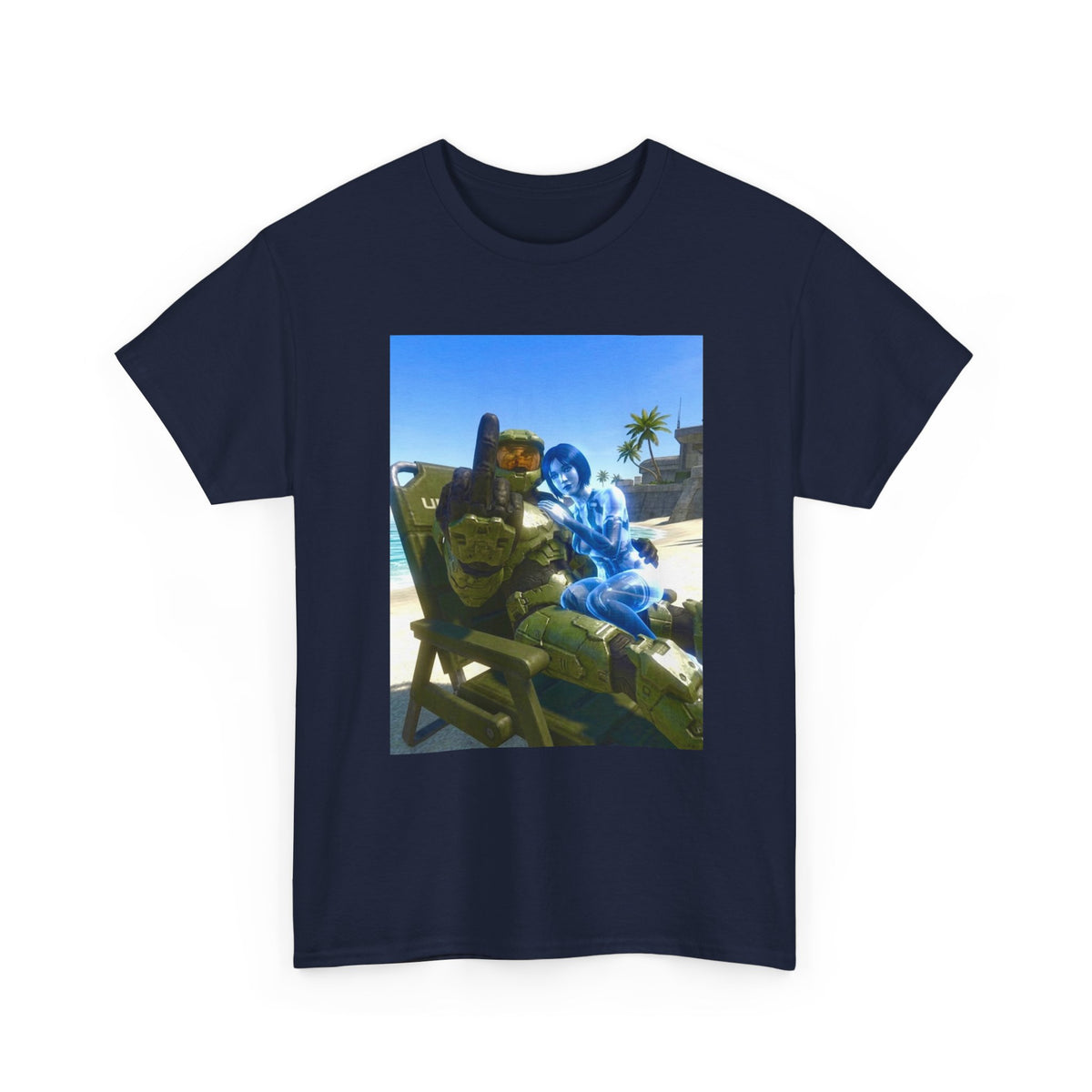 Master Chief And Cortana Chillin' Beach Vibes
