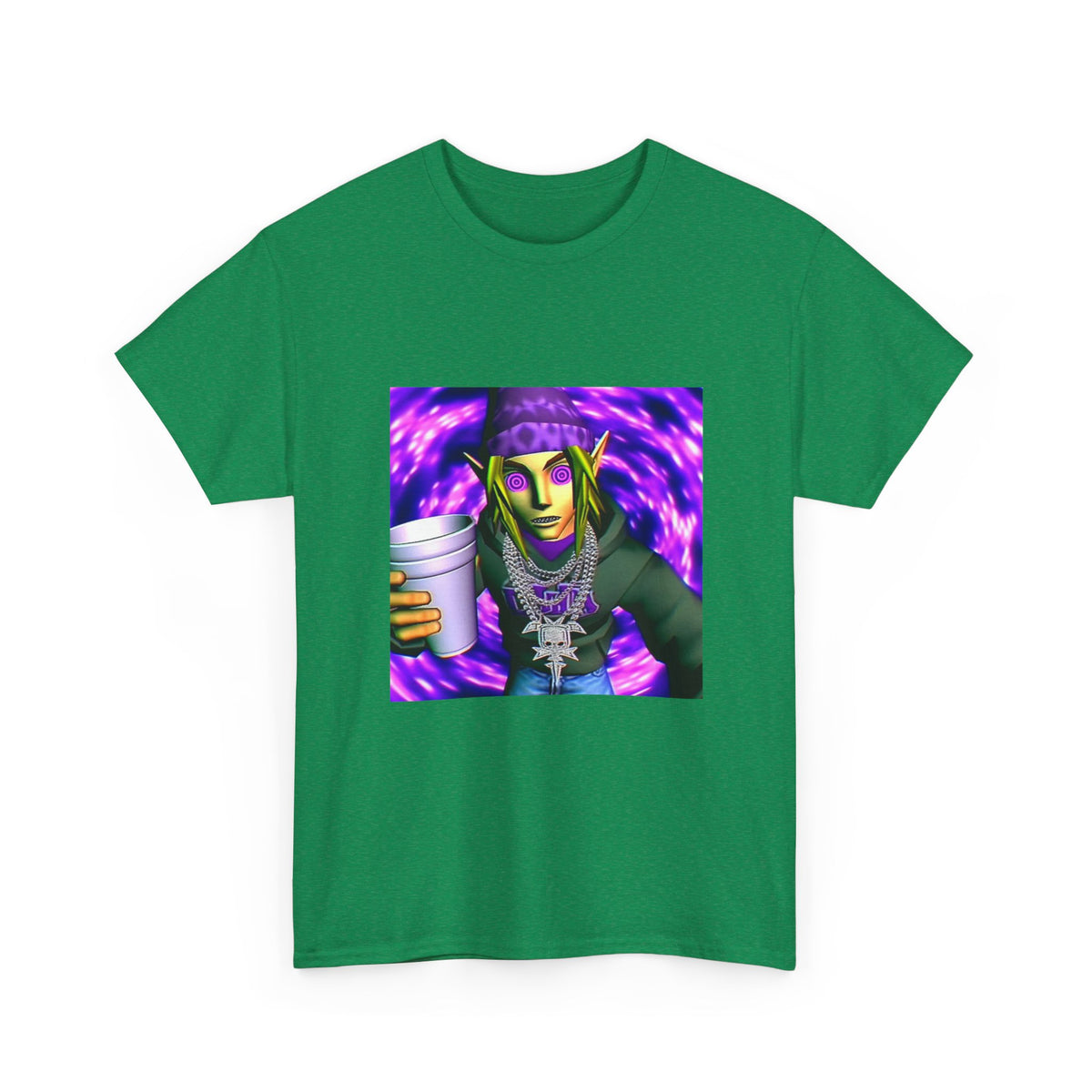 Dripped-Out Elf With Lean Cup
