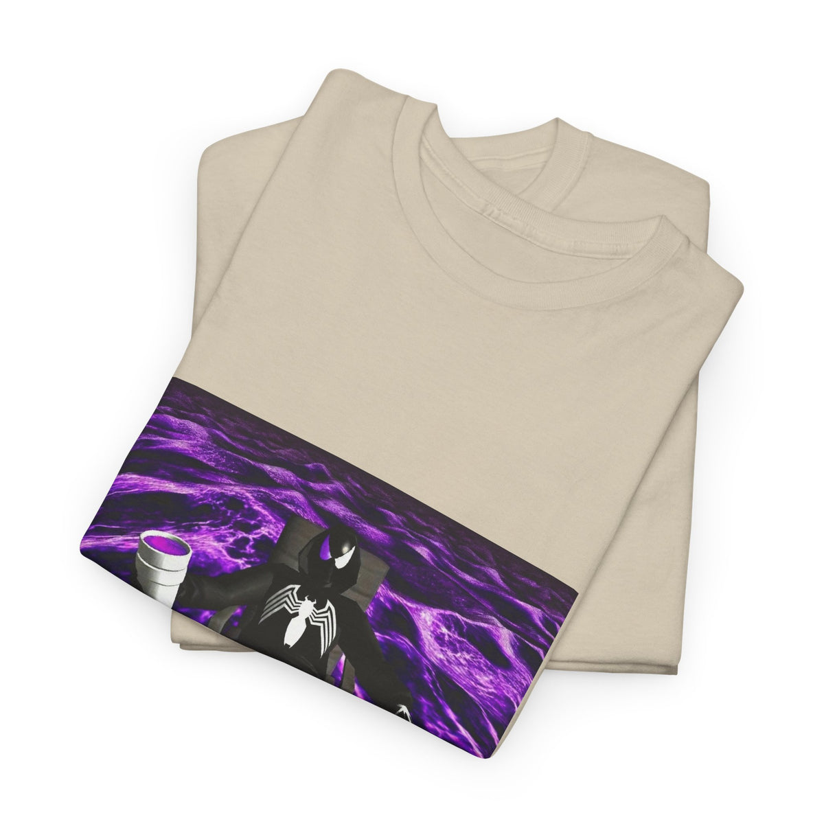 Black Spider-Man Chillin' With Lean Cup Tee