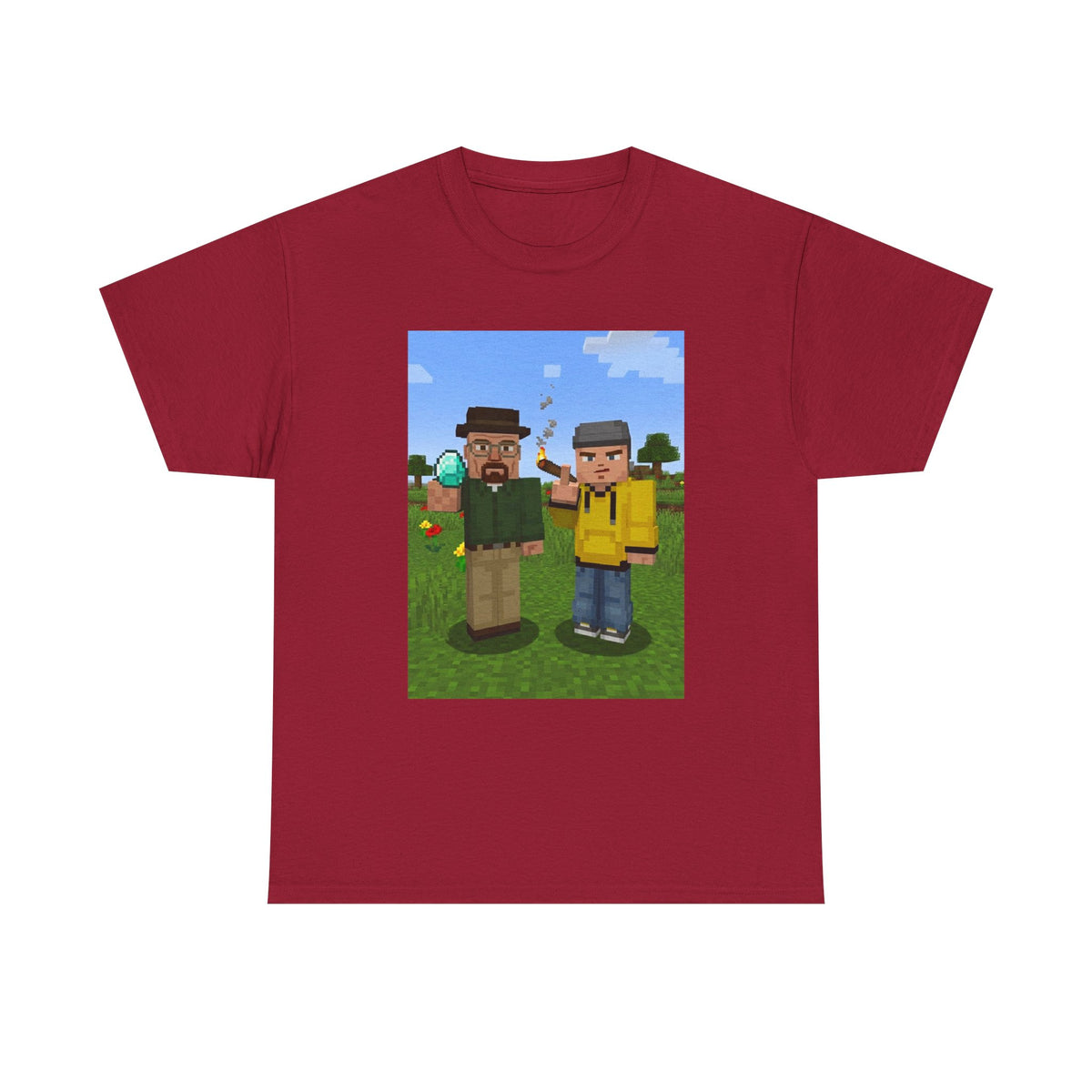 Blocky Chemist And Apprentice Smoking